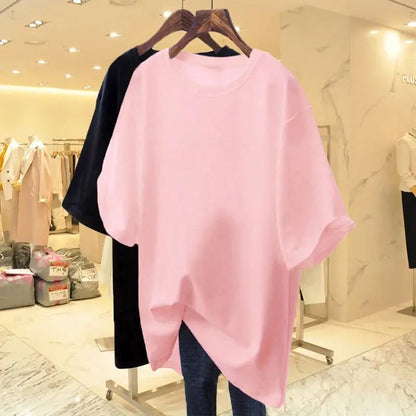 Trendy Oversized Cotton T-Shirts for Women