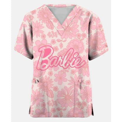 Cute Nurse Scrubs T-Shirt for Women