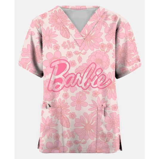 Cute Nurse Scrubs T-Shirt for Women