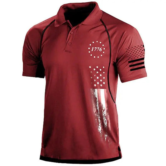 1776 Independence Day Men's Golf Polo Shirt