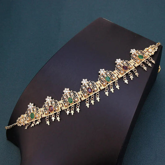 Elegant Tassel Forehead Chain for Brides