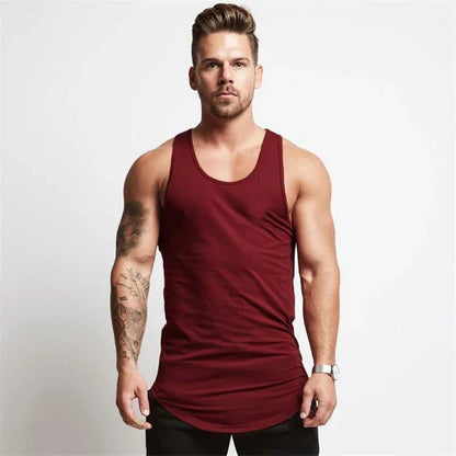 Men's Sleeveless Workout Tank Top for Bodybuilding