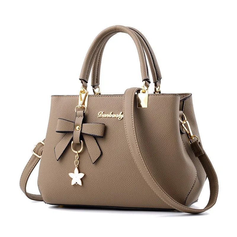Stylish Women's Crossbody Handbag with Charm