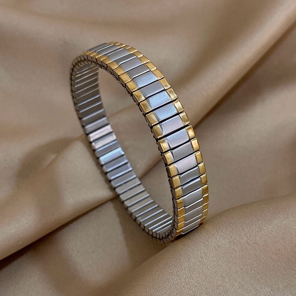 Vintage Waterproof Stainless Steel Heart Bangles