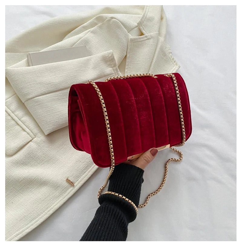 Small Velvet Crossbody Bags for Women 2023