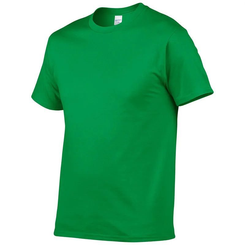 High Quality Men's Cotton Solid Color T-Shirt