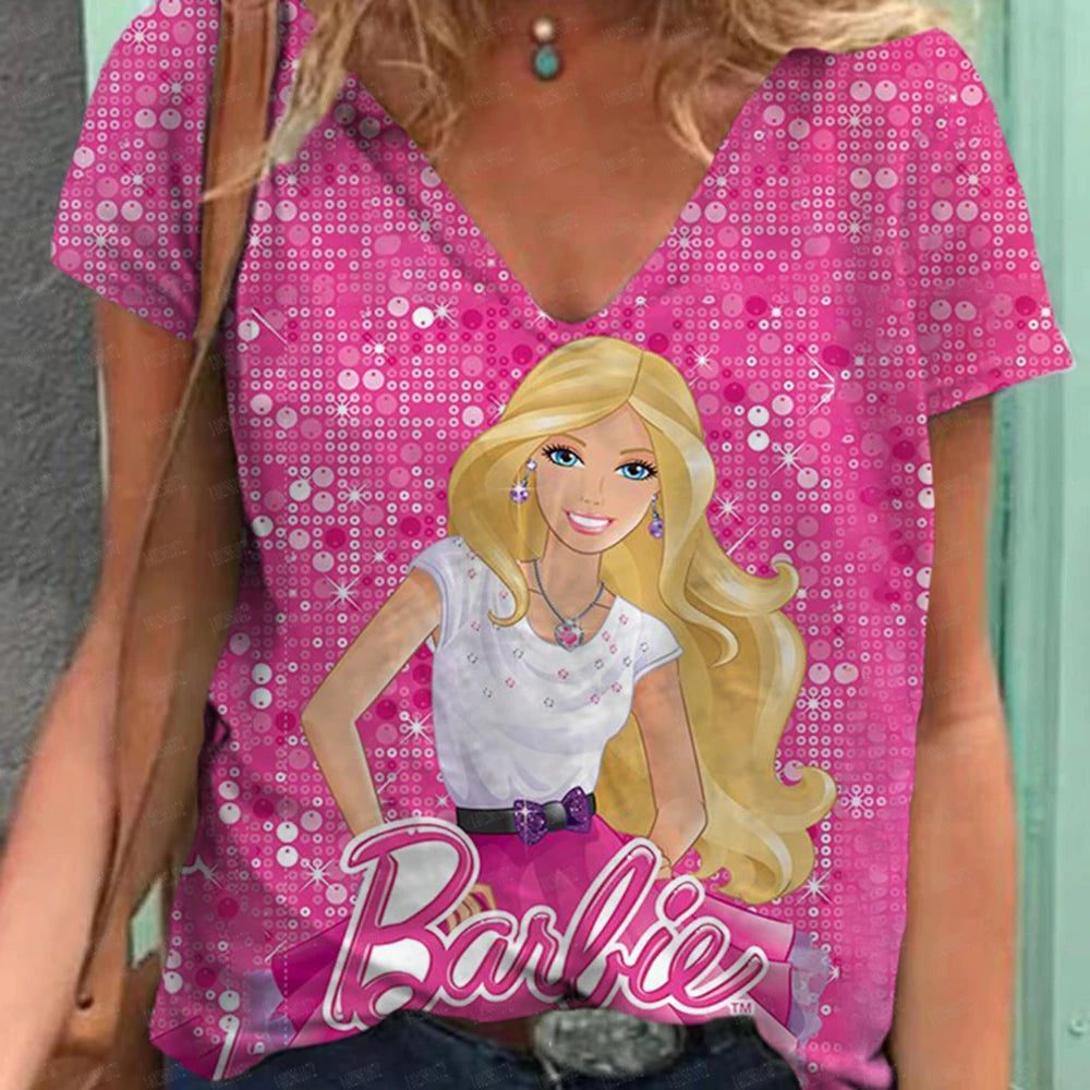 Summer 3D Fashion Print Women's T-Shirt