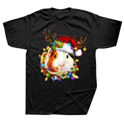Funny Guinea Pig Christmas T-Shirt for Men
