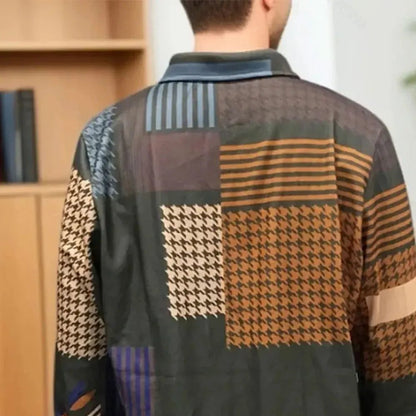 Men's Casual Flannel Jacket for Winter 2024