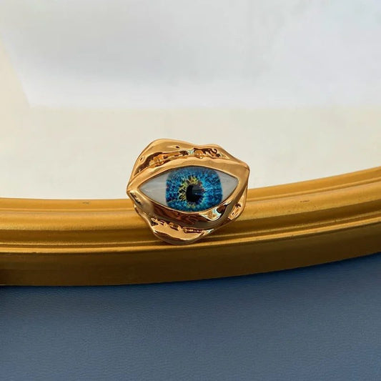 Vintage Eye Open Ring for Unique Style