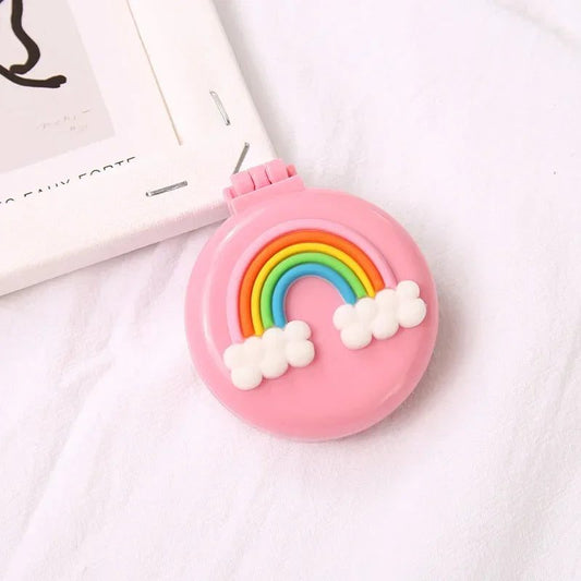 Compact Travel Hair Brush with Mirror