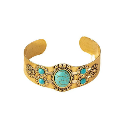 Wholesale Southwestern Blue Turquoise Bangle Bracelet