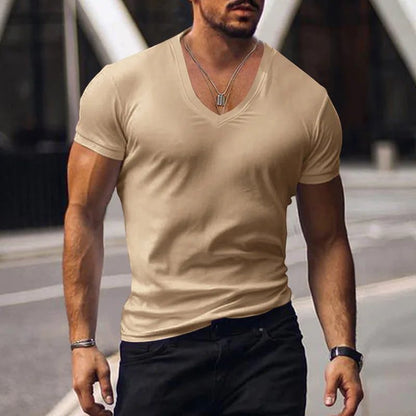 Men's V-Neck Quick-Dry Summer T-Shirt