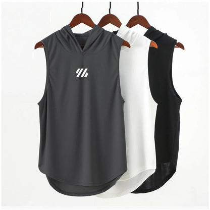 Breathable Men's Mesh Tank Top for Fitness