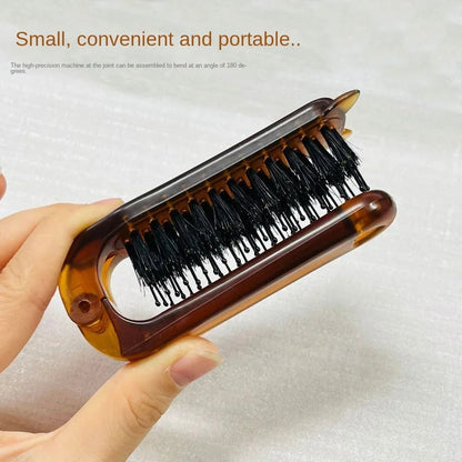 Portable Foldable Hair Comb and Scalp Brush