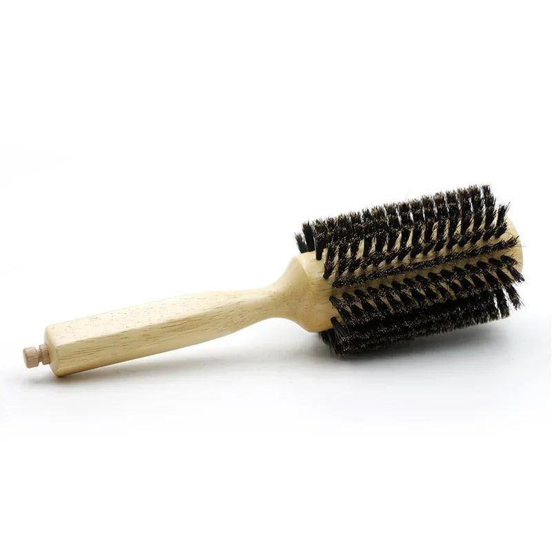 Professional Round Brush with Boar Bristles