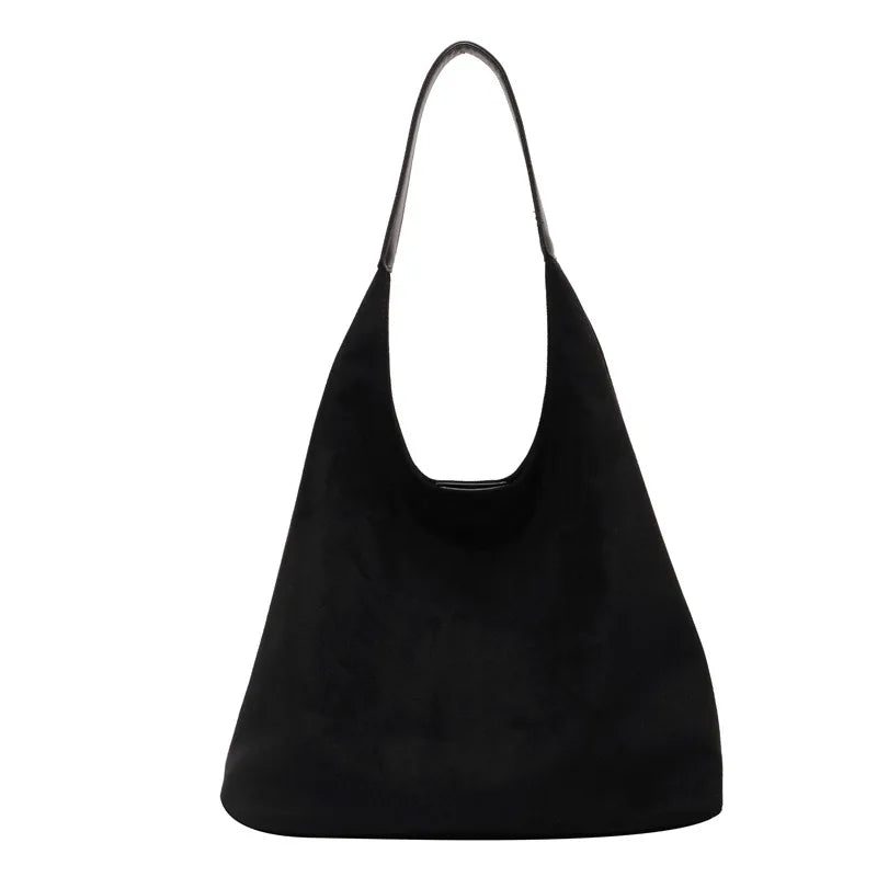 Vintage Suede Tote Bag for Women