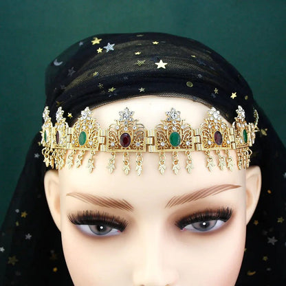 Elegant Tassel Forehead Chain for Brides