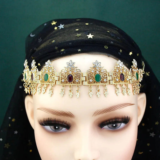 Elegant Tassel Forehead Chain for Brides