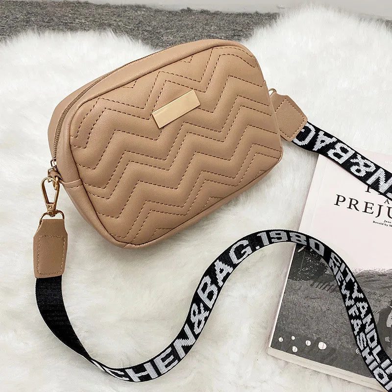 Trendy PU Leather Crossbody Bag for Women