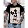 Men's 3D Cartoon Graphic T-Shirt Summer