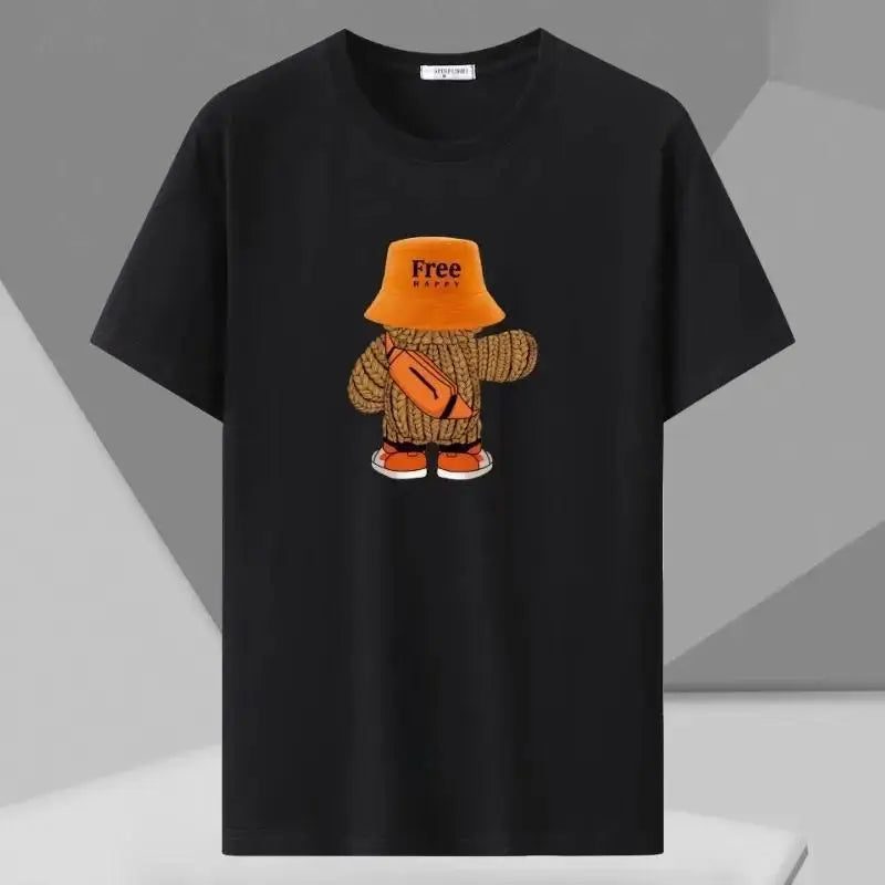 Plus Size Men's Cotton T-Shirts 4XL-7XL