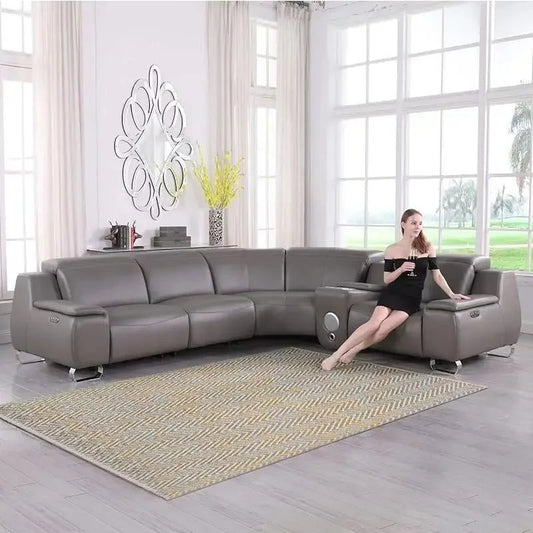 LED Recliner Sofa Set for Living Room
