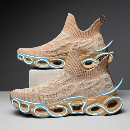 Lightweight Breathable Blue Running Shoes for Men