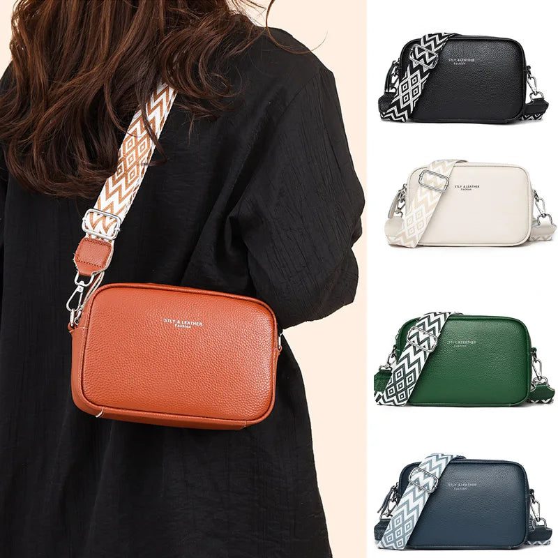 Luxury Genuine Leather Crossbody Bag for Women