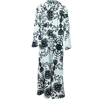 Chic Vintage Floral Midi Dress for Women