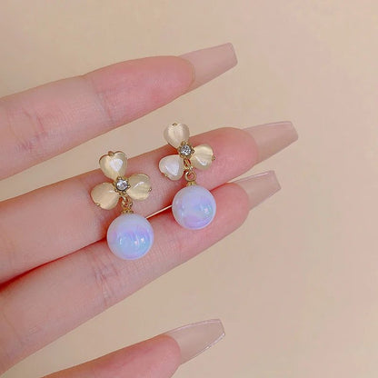 Luxury Pearl Bead Earrings for Women