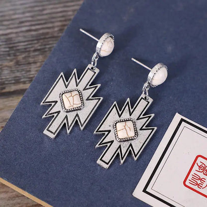 Bulk Western Cowgirl Aztec Dangle Earrings