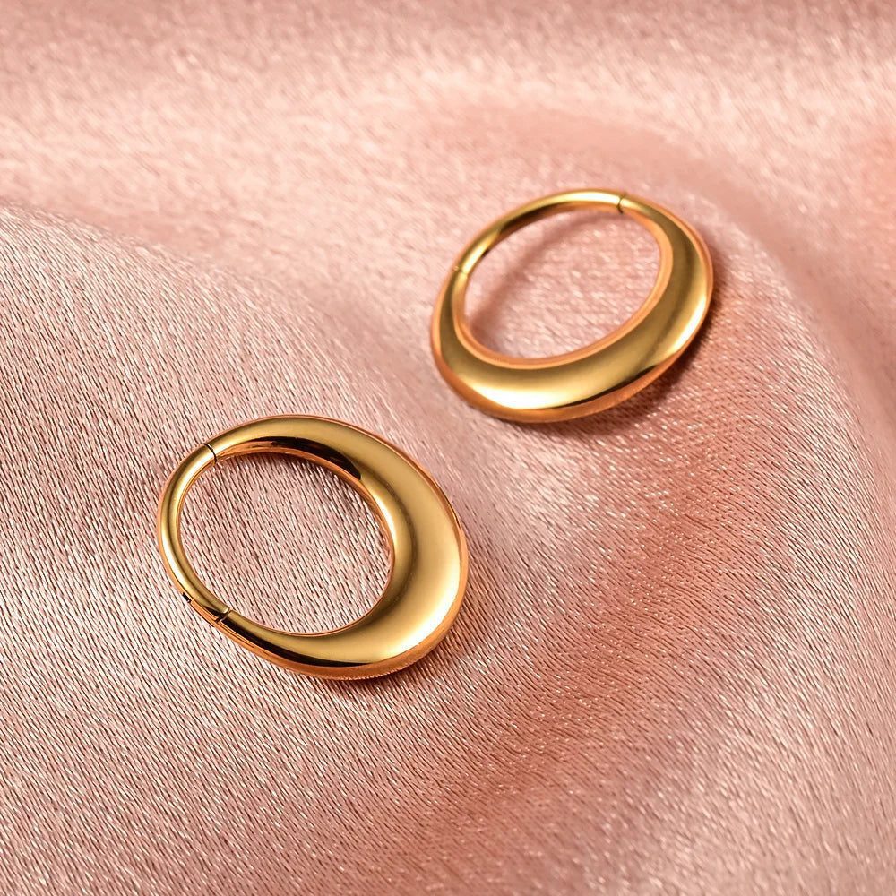 316L Stainless Steel Helix Hoop Earrings