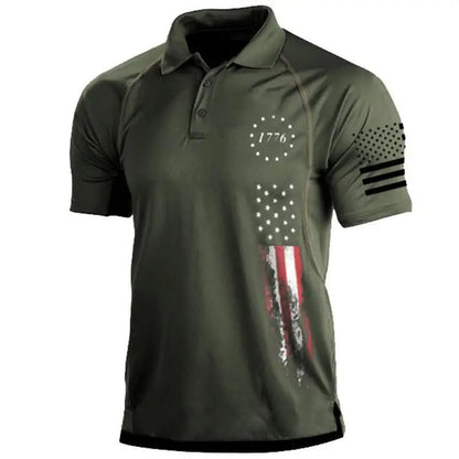 1776 Independence Day Men's Golf Polo Shirt