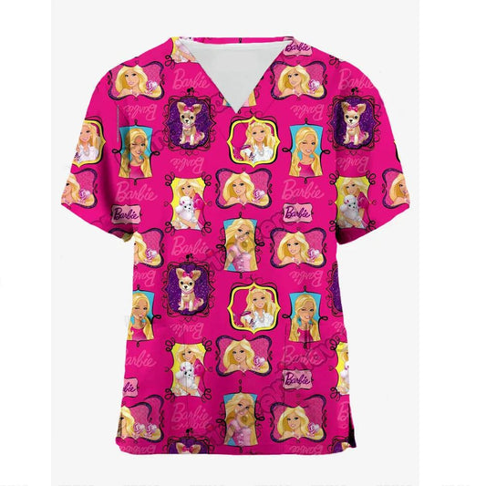 Cartoon Surgical Gowns T-Shirt for Women