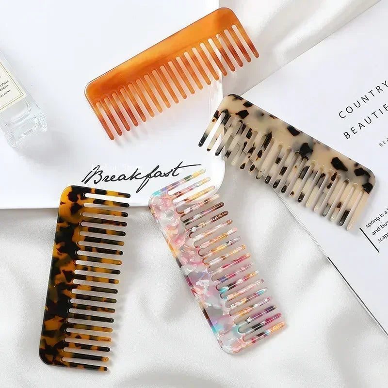Colorful Wide Tooth Hair Combs for Travel