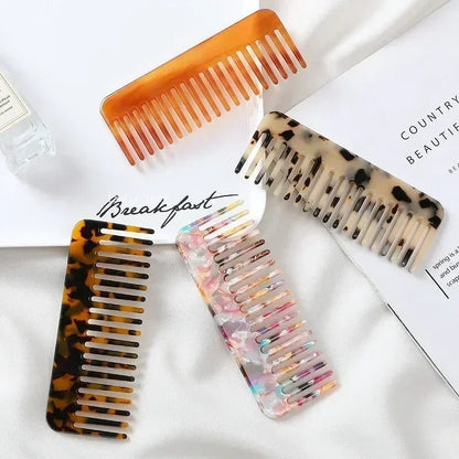 Colorful Wide Tooth Hair Combs for Travel