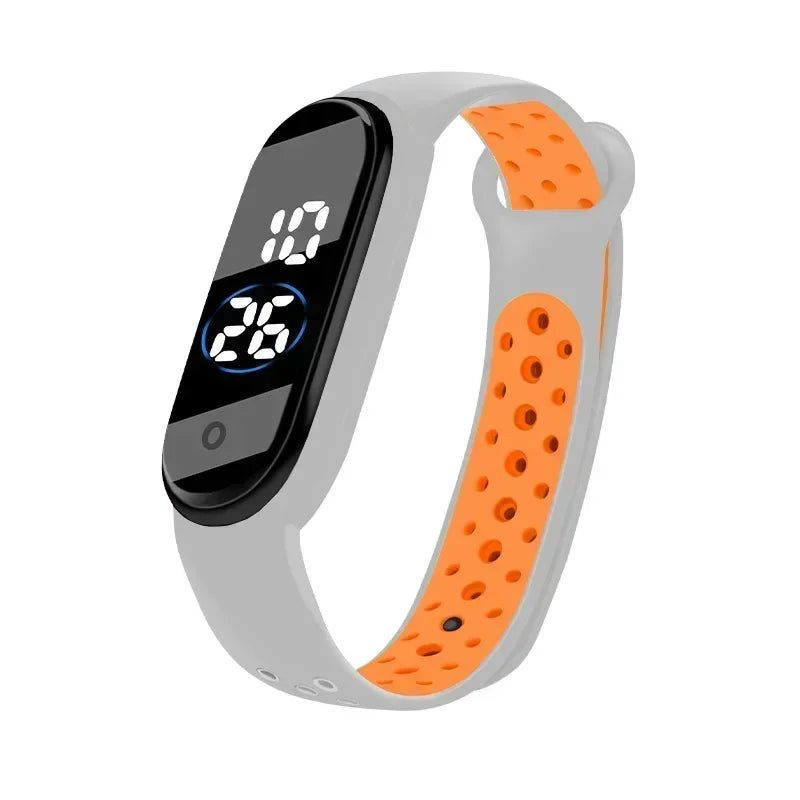 Waterproof LED Digital Sports Watch for Kids
