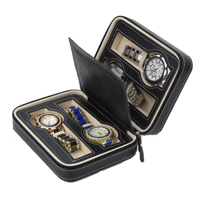 Travel Watch Organizer Case with Double Layer