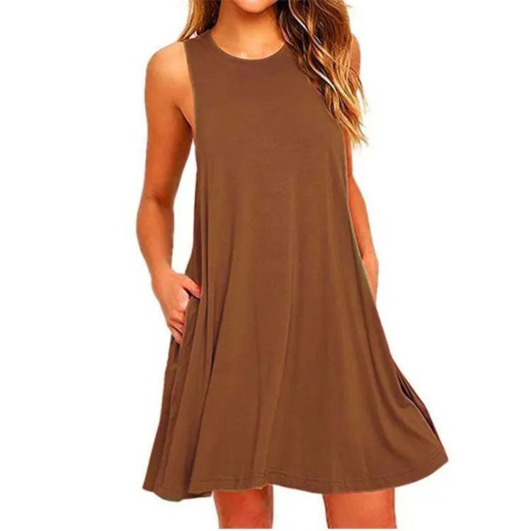 Plus Size Casual T-Shirt Dress for Summer