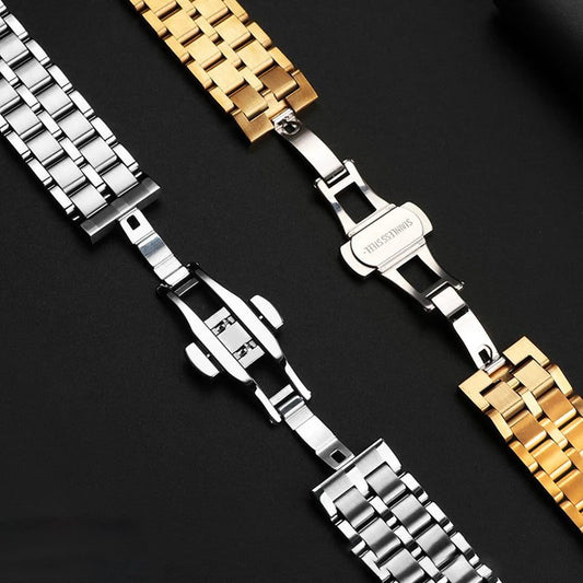 High-Quality 24mm Stainless Steel Watch Band