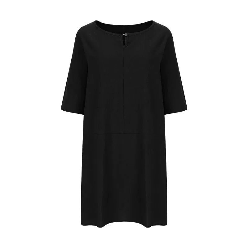 Trendy Cotton Linen Summer Dresses for Women