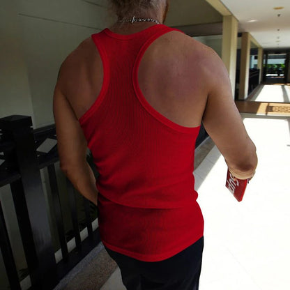 Men's Casual Ribbed Knit Tank Top