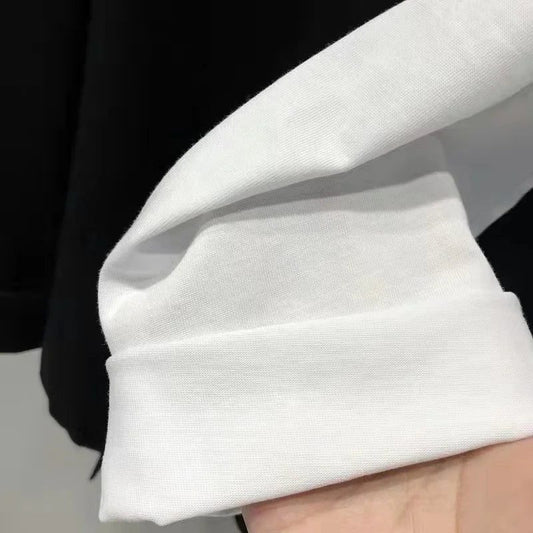 Trendy Oversized V-Neck Cotton T-Shirts for Women