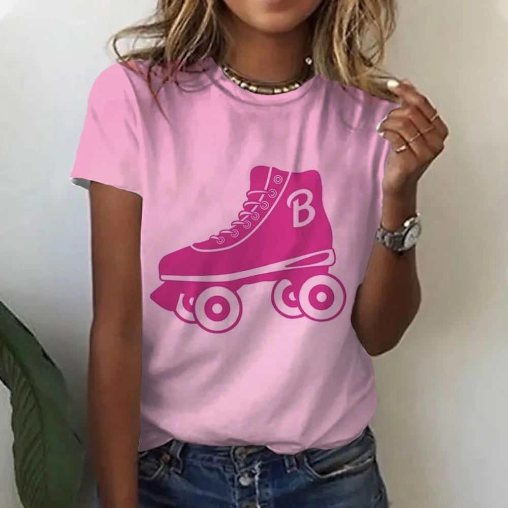 Casual Short-Sleeved Women's T-Shirt for 2024