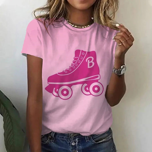 Casual Short-Sleeved Women's T-Shirt for 2024