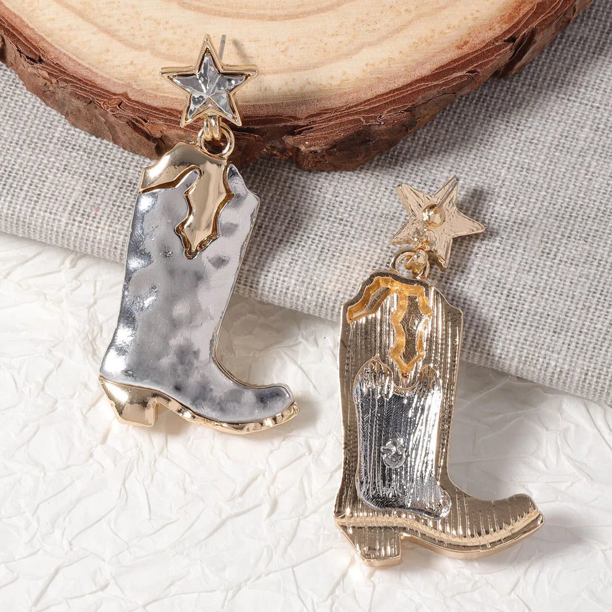 Vintage Cowboy Boot Earrings for Holiday Gifts