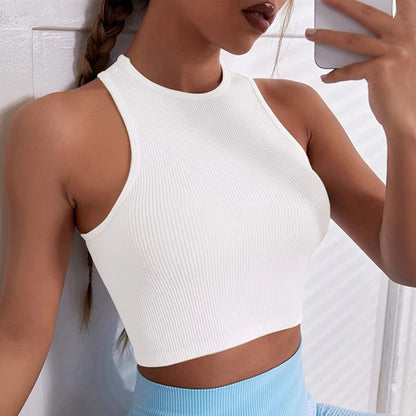 Summer Seamless Push Up Sexy Sport Tank