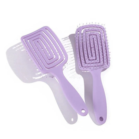 Creative Hollow Out Square Wet Hair Brush