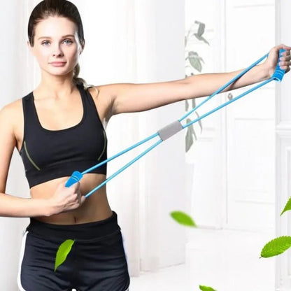 Elastic Resistance Bands for Home Fitness Workouts